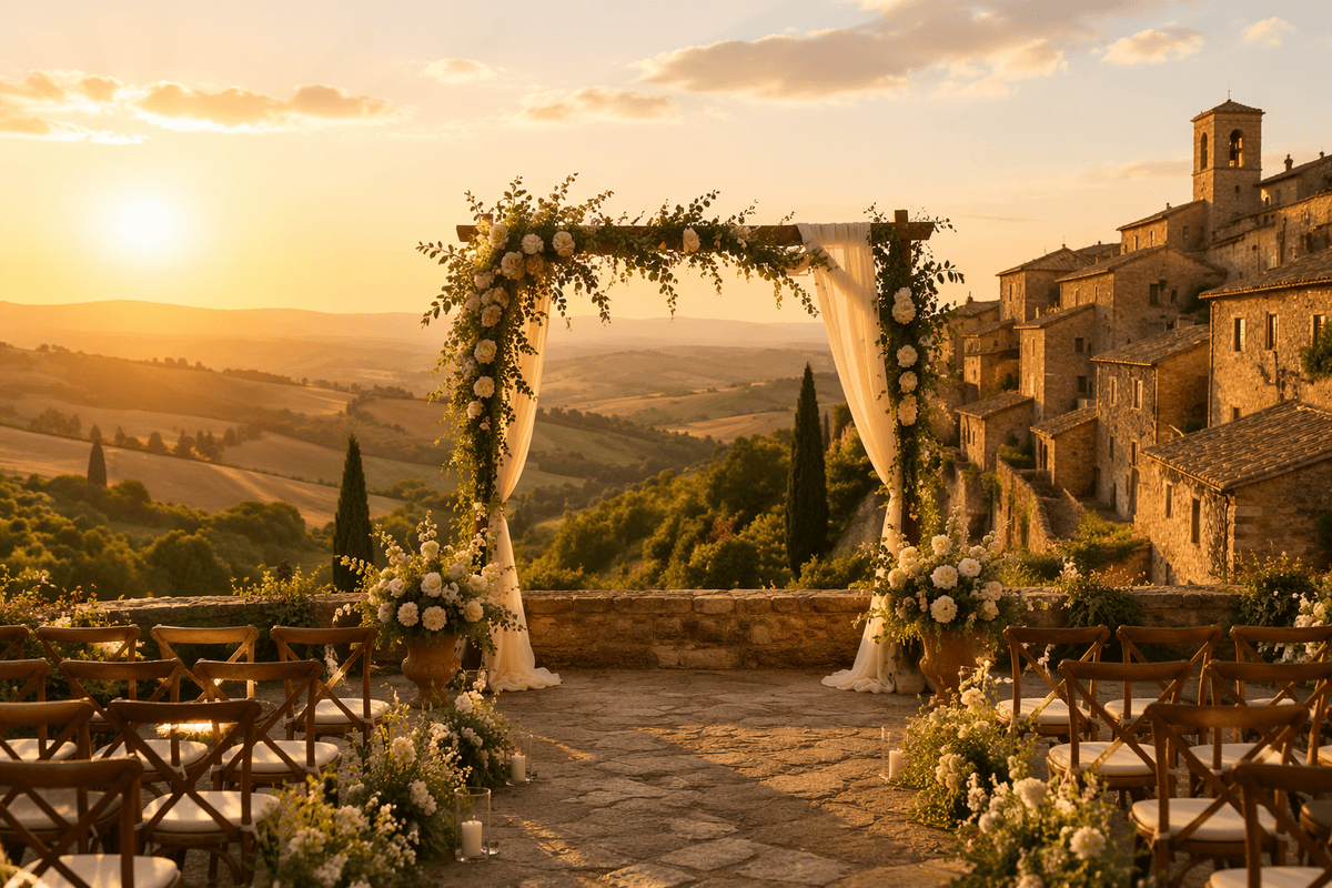 Four Dreamy Destination Wedding Locations in Tuscany