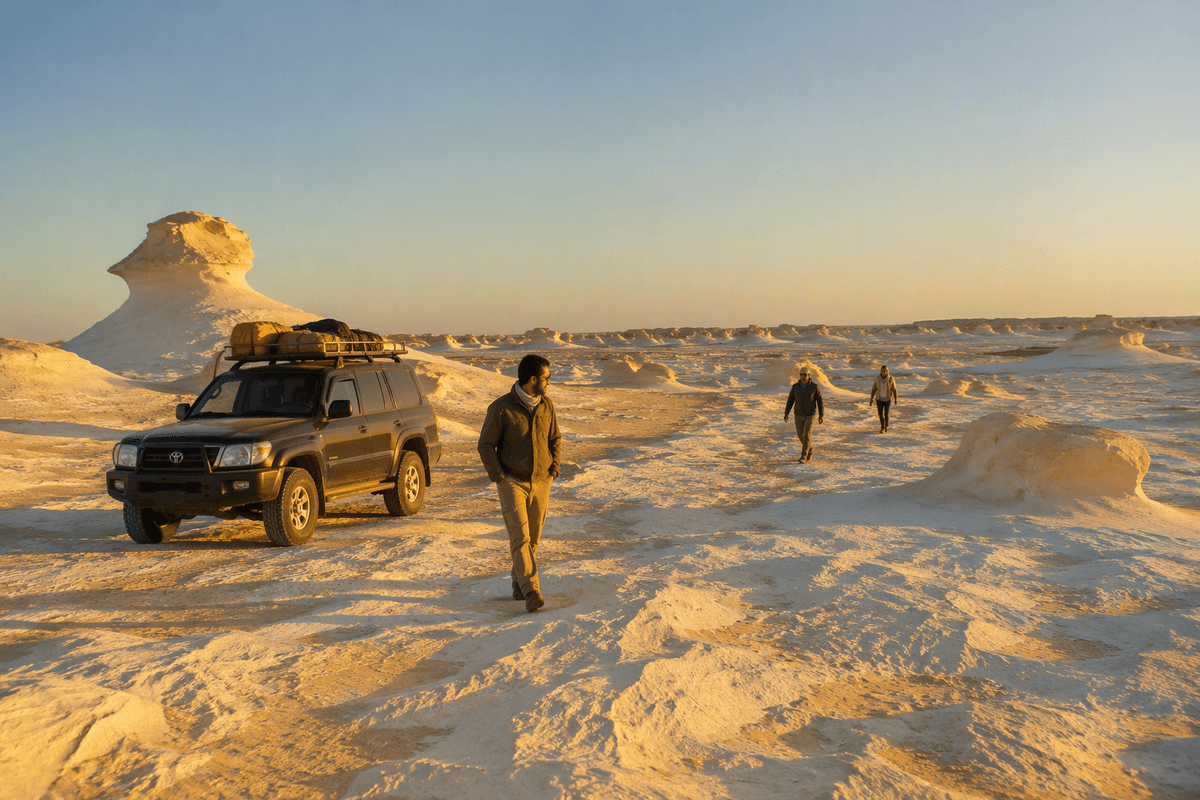 Match season to trips: Nile cruise, beaches, deserts